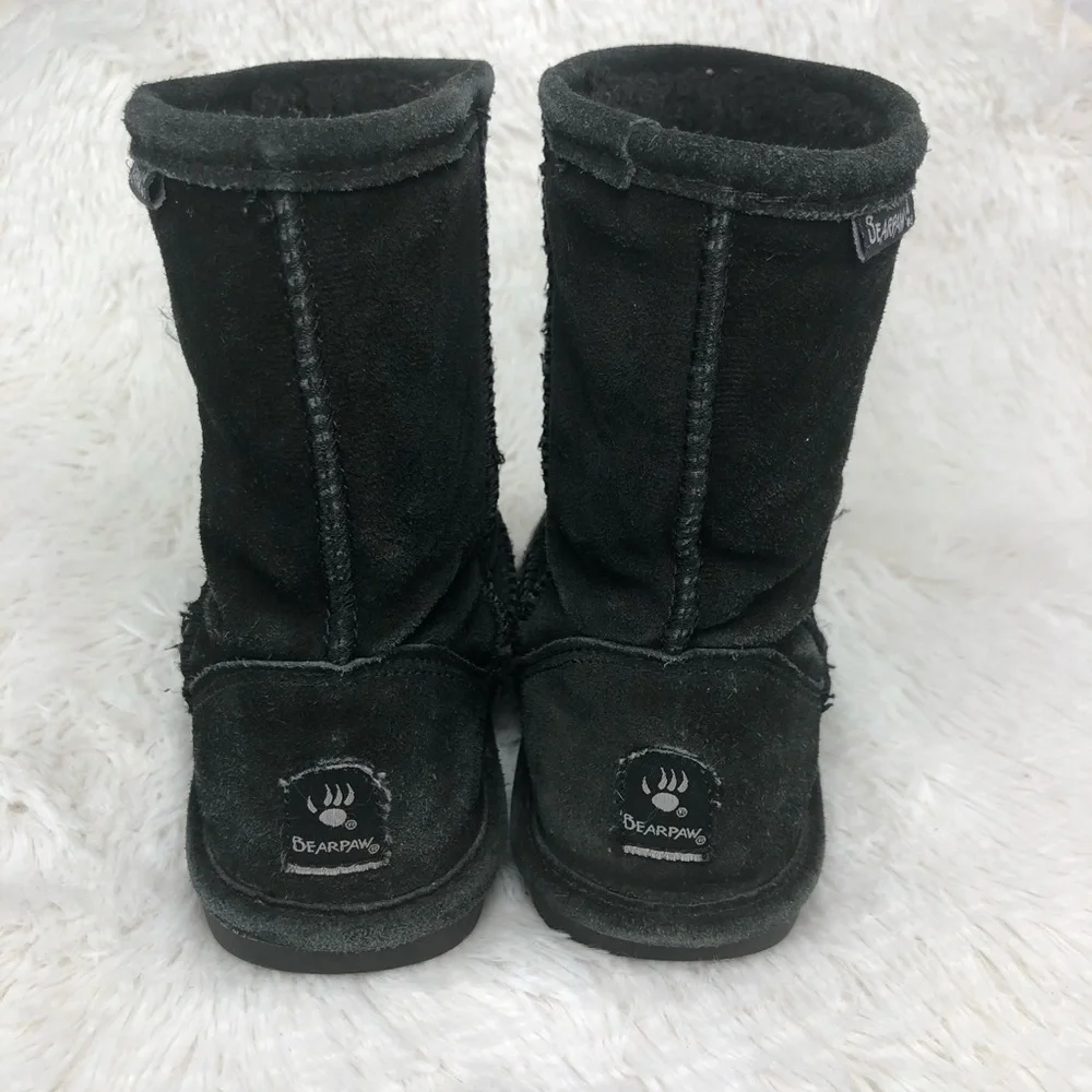 BEARPAW Emma Youth Suede & Sheepskin Boots